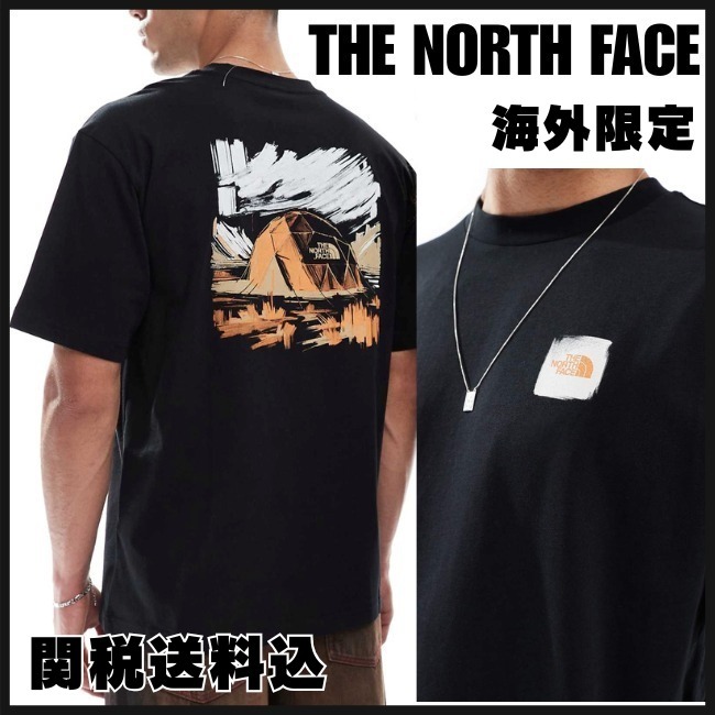 海外限定【THE NORTH FACE】バックプリント T-シャツ ※送関込