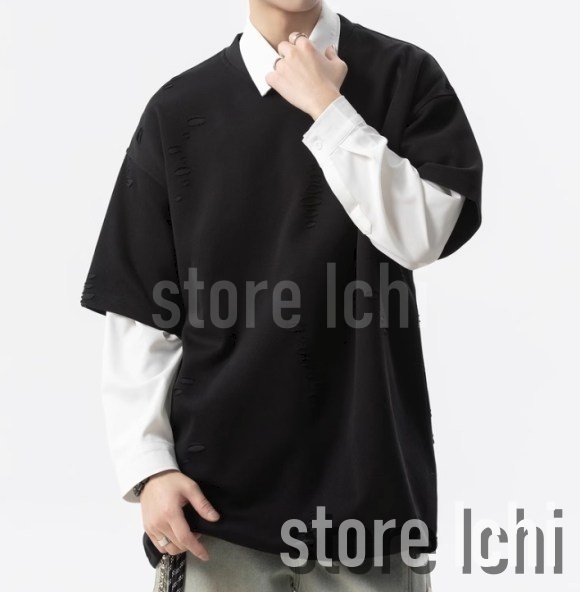 メンズ Tシャツ オーバーサイズ ビッグシルエット ゆったりa0908