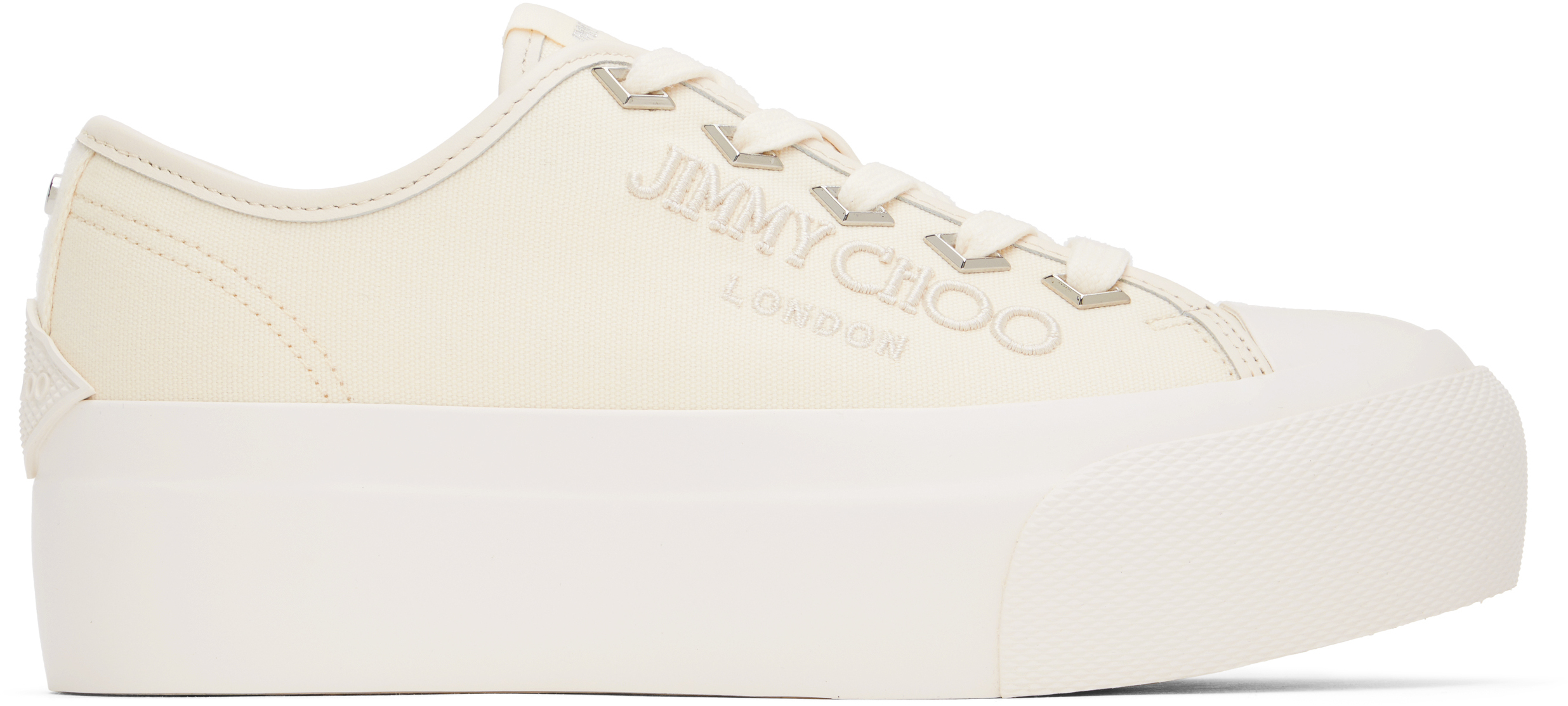 【関税込み】Jimmy Choo オフホワイト Palma Maxi/F スニーカー