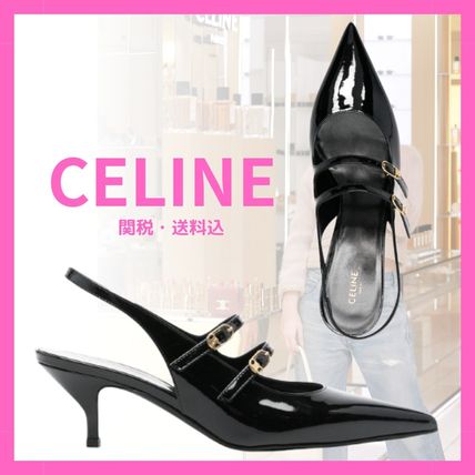 CELINE セリーヌ ポインテッドトゥミュール - メルカリ