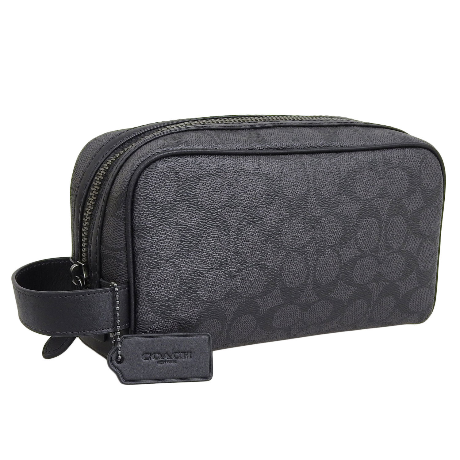 COACH コーチ TRAVEL クラッチ バッグ【送料0/国内即発】