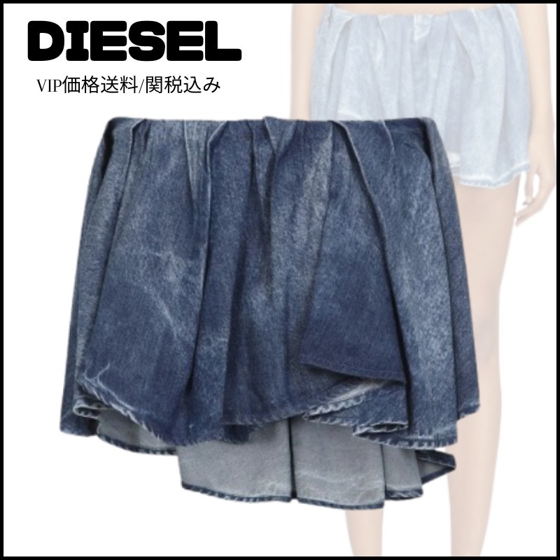 国内発送☆送関込【DIESEL】 De-Ria-FSG ミニスカート