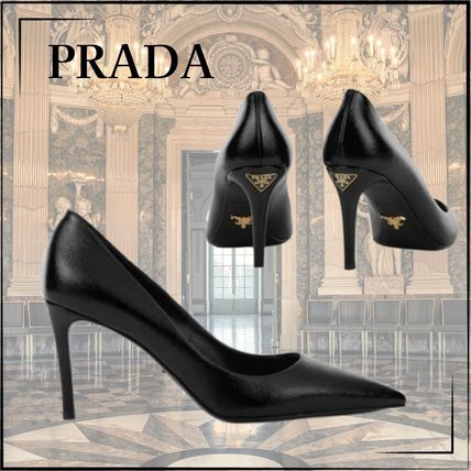 5900□PRADA プラダ パンプス スウェード 22.0cm bc07x1 - メルカリ