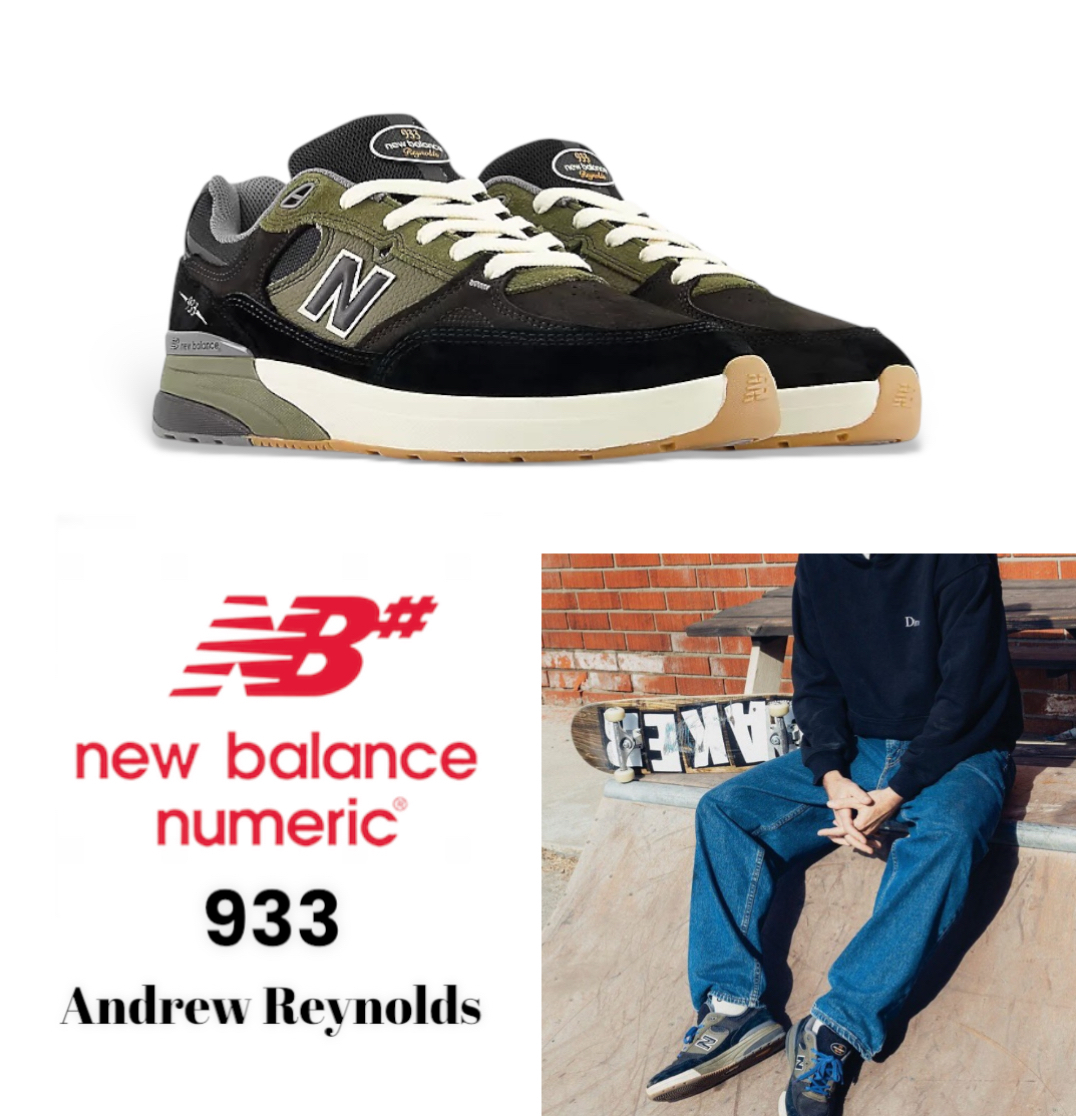 New balance x Andrew Reynolds ☆ NM933BST ‘Olive Black’