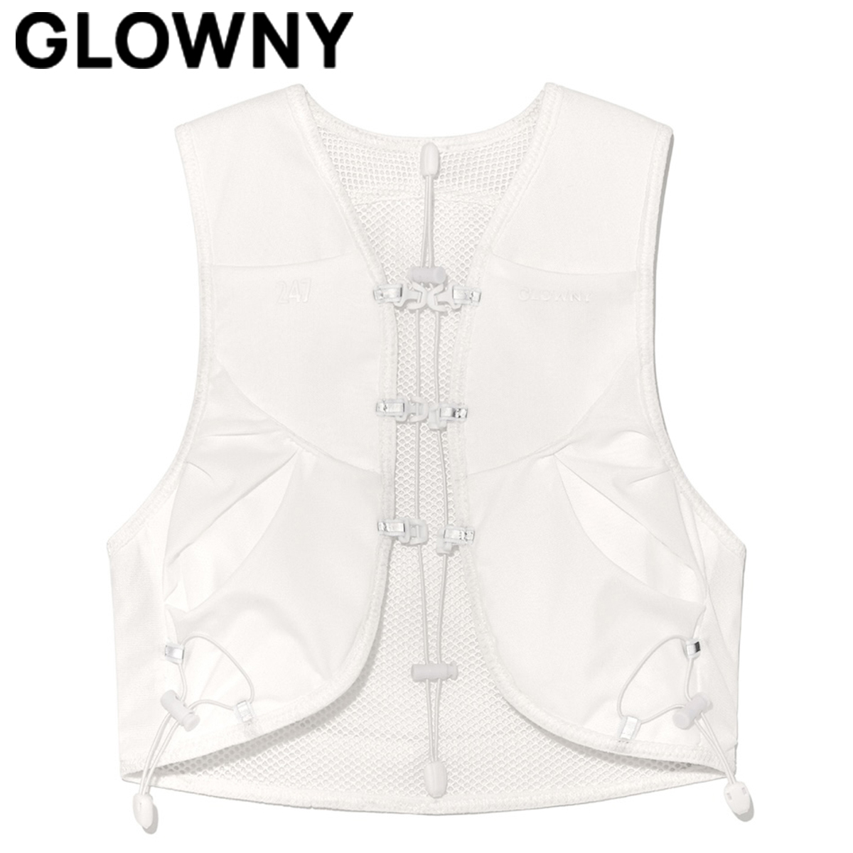 ★GLOWNY★BREEZE RUN TRAIL VEST (WHITE)★正規品/韓国直送料込