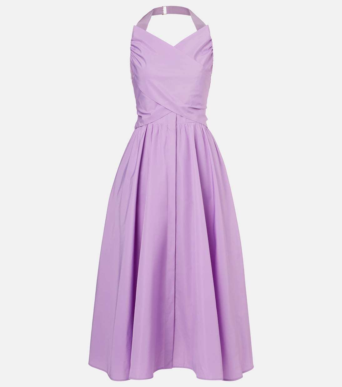 関税送料込☆PATOU ギャザーファイユミディドレス (PATOU