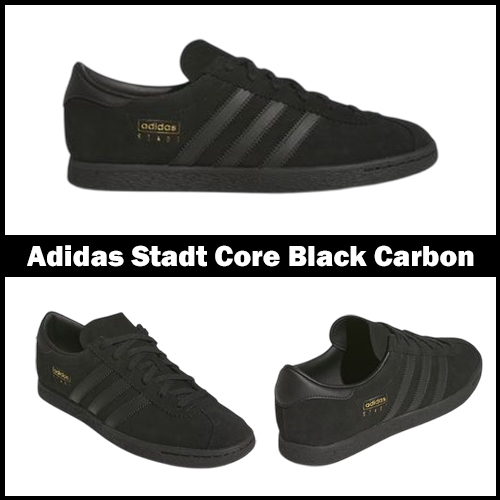 ★【Adidas】 Stadt Core Black Carbon★