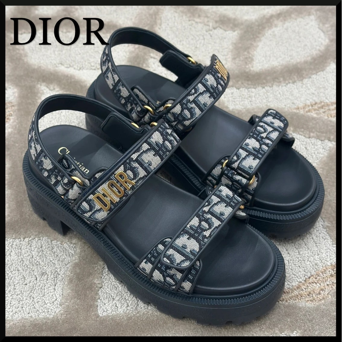 【新作♡美フォルム】Diorプラットフォーム 歩きやすさも◎