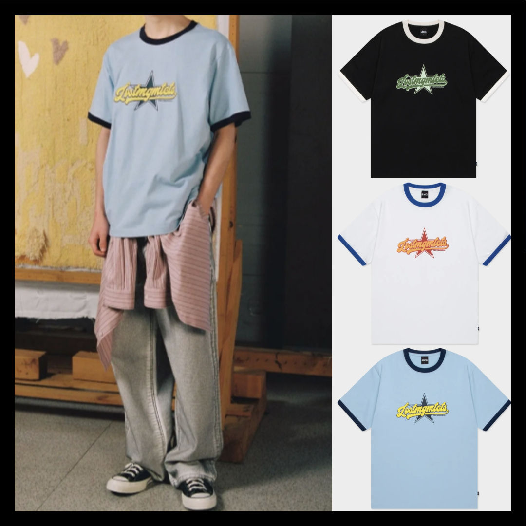 LMC★Y2K風ロゴリンガーTシャツメンズ