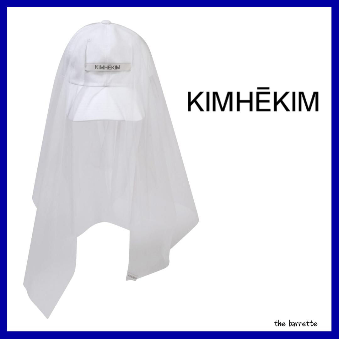[KIMHEKIM] チュール ラベルキャップ / 韓国ブランド