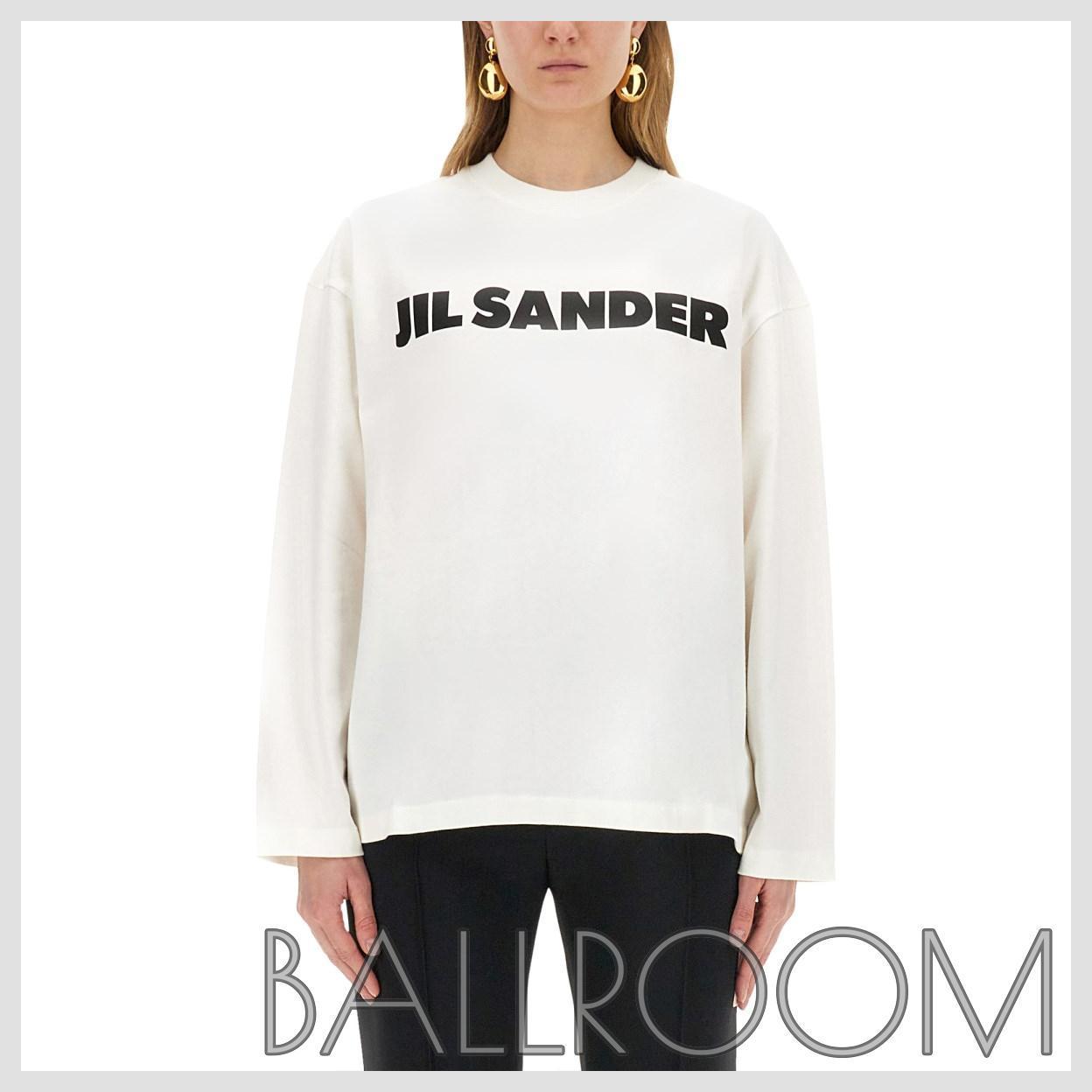 Tシャツ・カットソー JIL SANDER COTTON JERSEY T-SHIRT WITH LOGO