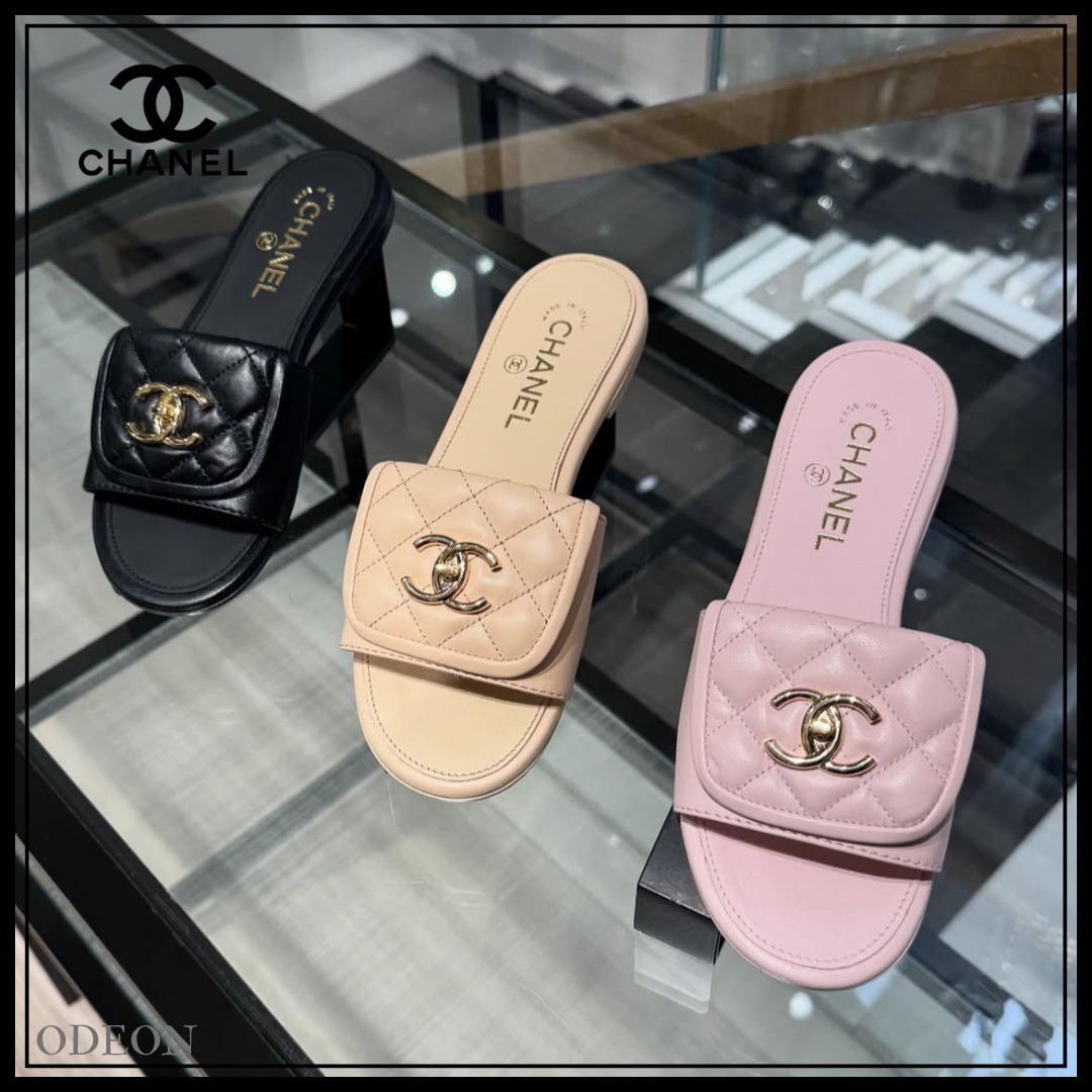 *華やか！*【CHANEL】シャネル ミュール