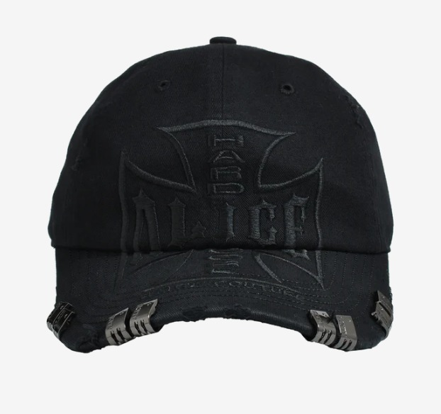 ALICE HOLLYWOOD SS25 TOKYO EXCLUSIVE CHOPPER CAP / BLK WHT