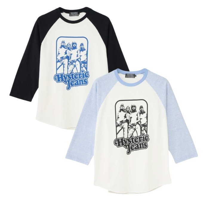 大人気【ヒステリックグラマー】 HYSTERIC JEANS 七分袖Tシャツ