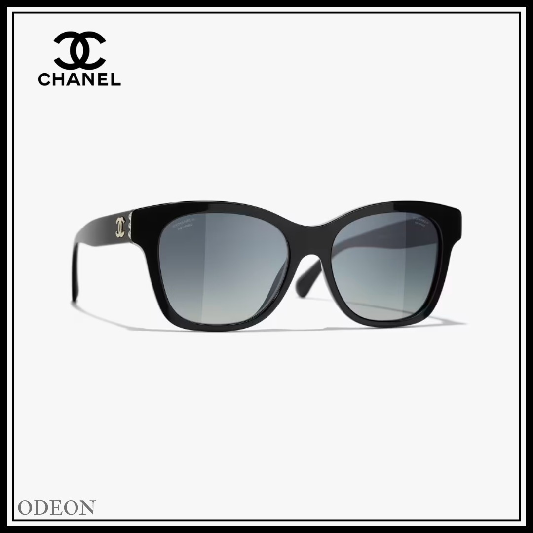 *パールが可愛い*【CHANEL】スクエア シェイプ サングラス