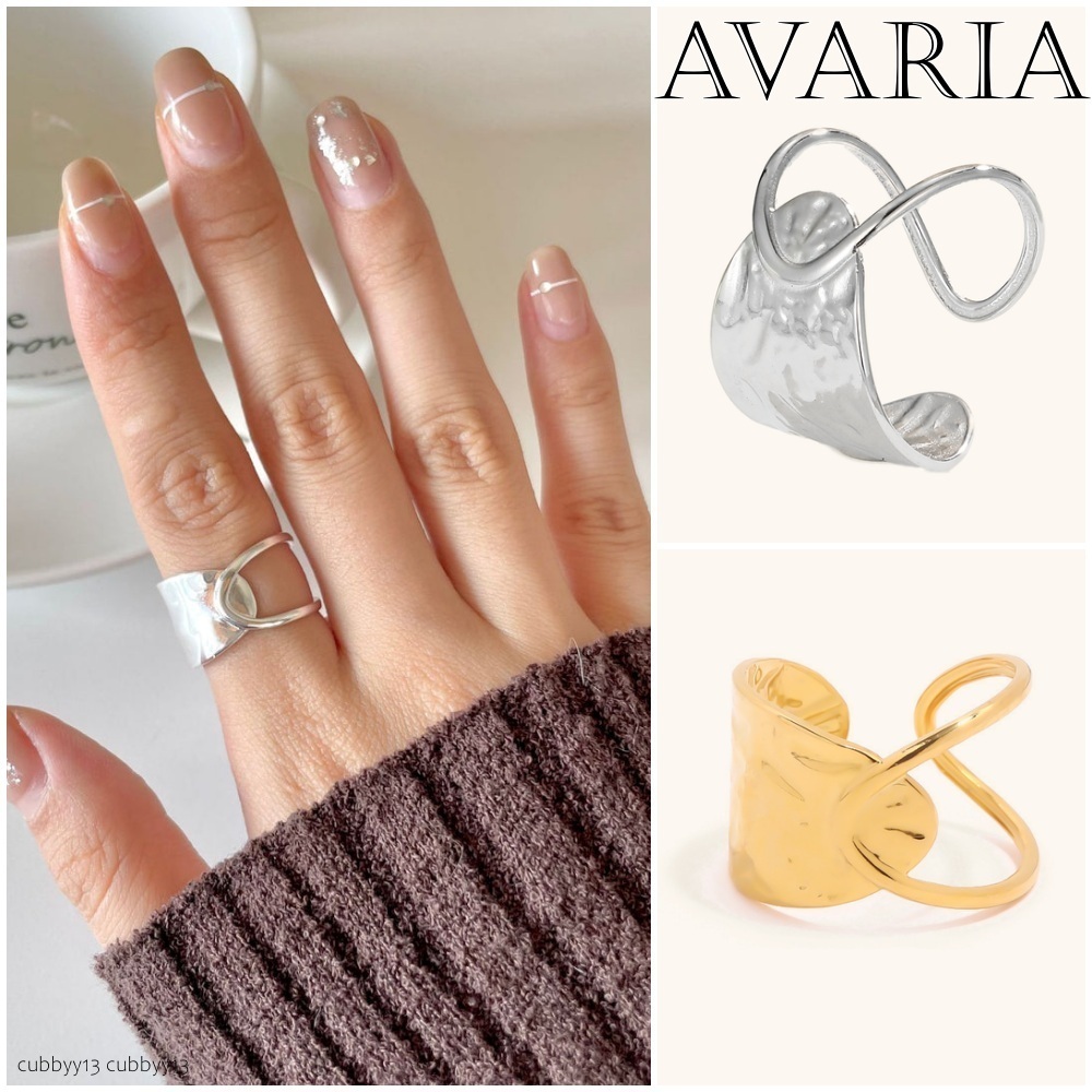 【話題:水中OK:色あせなし】AVARIA☆Mabel Gold Ring 指輪