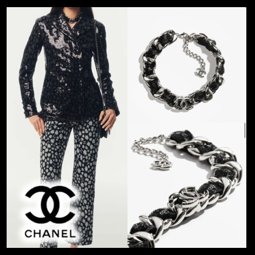 シックなデザイン◆クールな装い【CHANEL】 ネックレス
