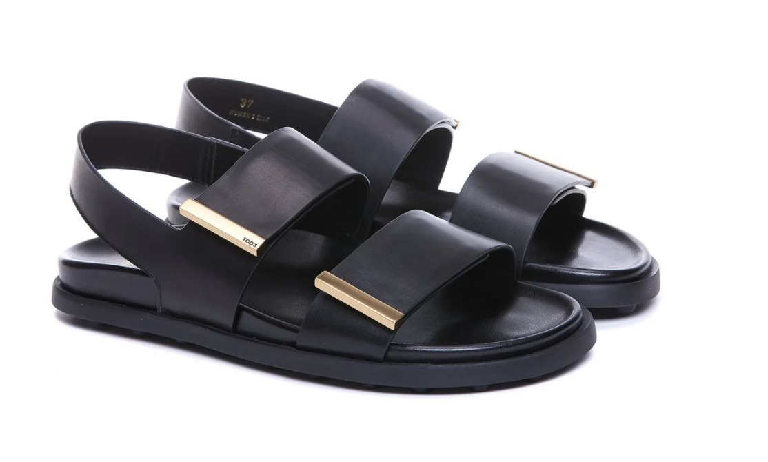 《TOD'S》レザーサンダル / 関税送料込み