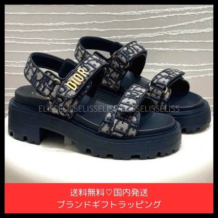 週末限定ンセール スポーツサンダル サンダル Dior(ディオール) 22cm ストラップ 靴