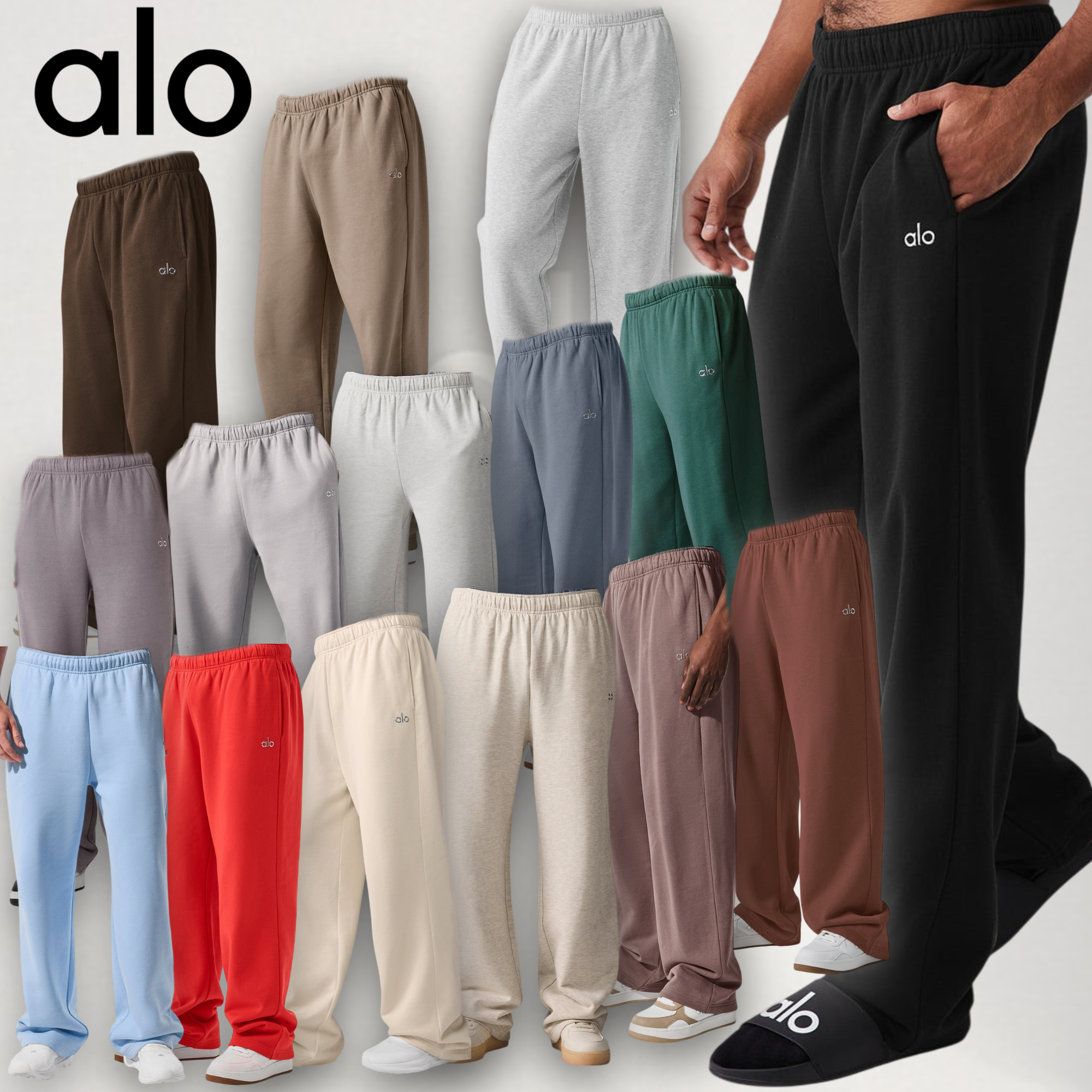 【Alo Yoga】Accolade Straight Leg Sweatpant スウェットパンツ