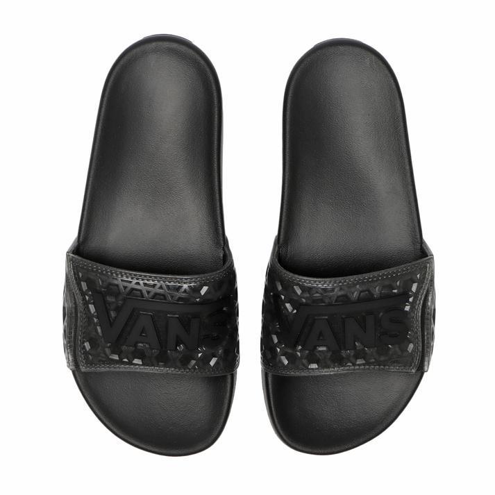 【VANS】ヴァンズ OVERS SLIDE V7350 CL.WFL CLR/BLACK 国内発送