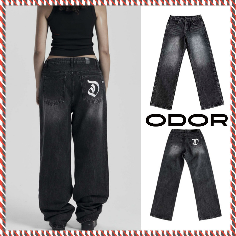 【ODOR】Nas raw wide denim