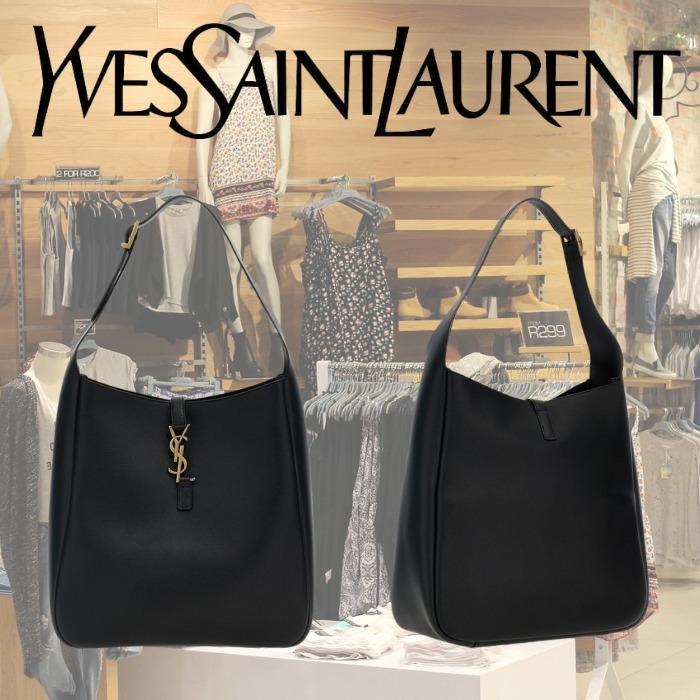 【Saint Laurent】LE 5 A 7 ソフト ラージ レザー トート バッグ