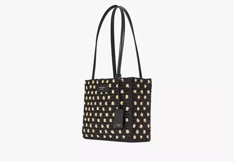 kate spade ★オンパーパス ストロー ミディアム トートバッグ★ kate spade ☆オンパーパス ストロー ミディアム トートバッグ