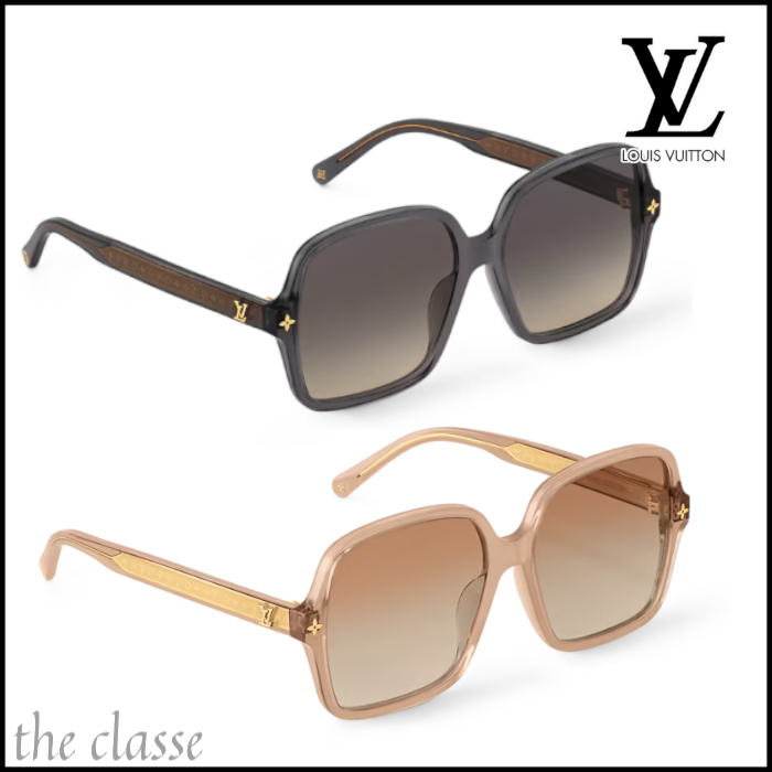 【透明カラー♪】さりげない◇ LouisVuitton スクエアサングラス