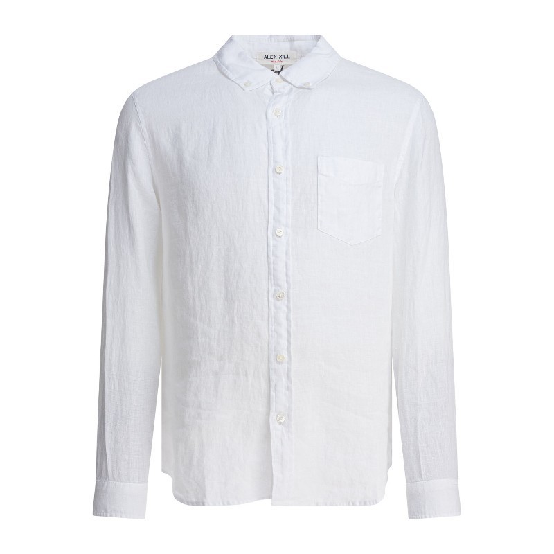 Tシャツ・カットソー ALEX MILL SS25 Shirts (224 MS049 2703 WHITE)