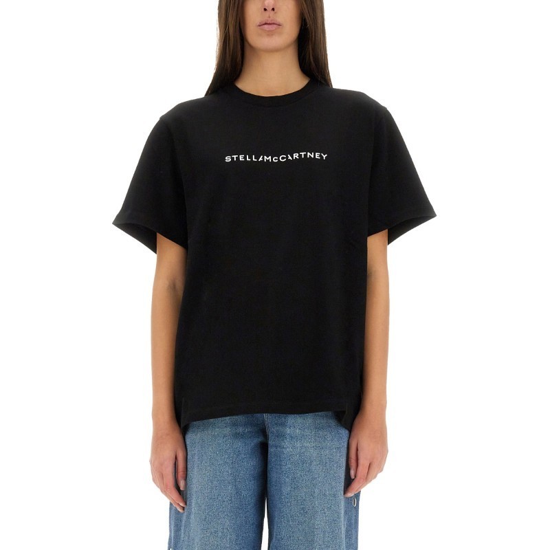 Tシャツ・カットソー Stella McCartney FW25 T-SHIRT WITH LOGO (6J0158 3SPY481000)