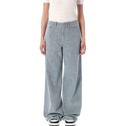 デニム・ジーパン FENDI SS25 Denim wide-leg jeans (FLP863ASMB F1RX3) FENDI SS25 DENIM WIDE (FLP863ASMB F1RX3) (FENDI/デニム