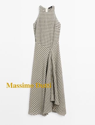 ☆日本未入荷*Massimo Dutti*新作*Vネックシームデニムワンピ☆ デニムジップ深Vネックワンピース,LBC| TOKYO DESIGN CHANNEL