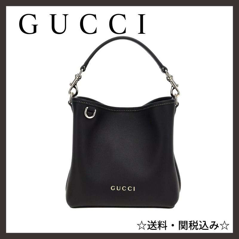 ◆GUCCI◆GGエンブレム スモール バケットバッグ【送料/関税込】