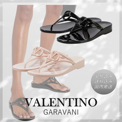 VALENTINO GARAVANI 海　夏　近所　ベランダ　サンダル VALENTINO(ヴァレンティノ) サンダル・ミュール(レディース