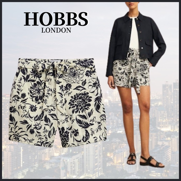 【関税なし】HOBBS ホッブス maura リネン ショートパンツ