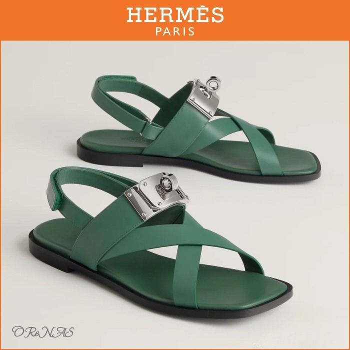 【足元をお洒落に♪】HERMES イネスサンダル