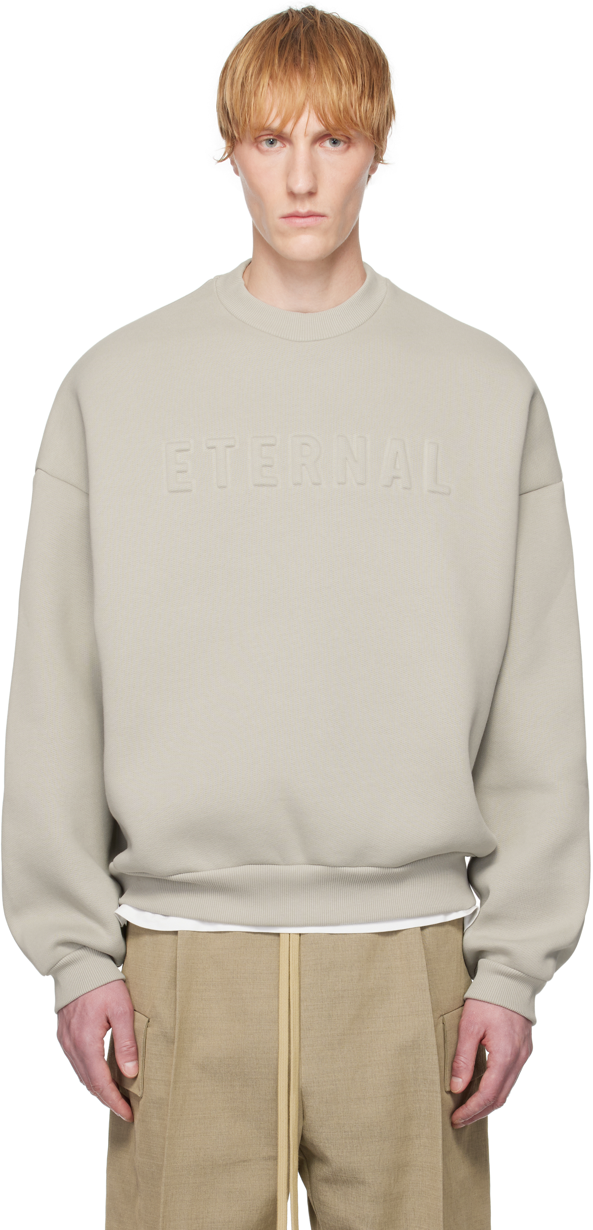【関税込み】Fear of God グレー 'Eternal' スウェットシャツ