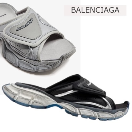 【BALENCIAGA】 3XL サンダル ロゴ スライド スポーツ