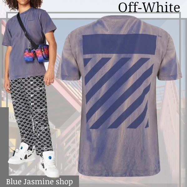 【関税無・国内発】Off-White / Diagonal Tab T Shirt / Tシャツ