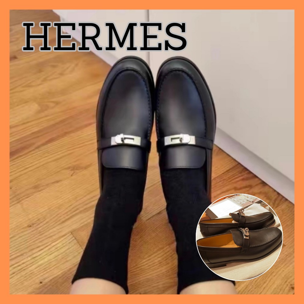【おしゃれ上級者見え♪】HERMES モカシン デスタン