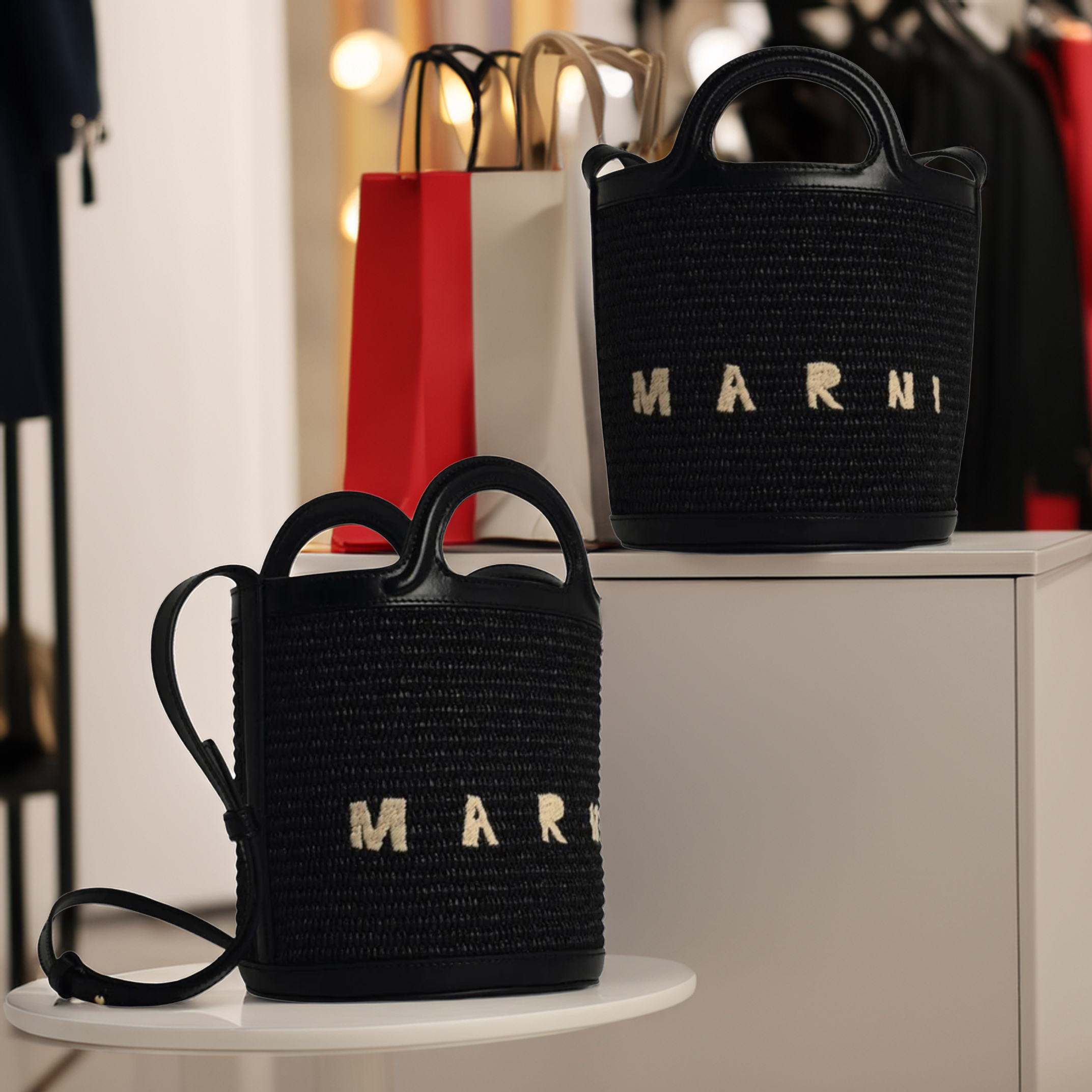 ◆送料・関税込◆MARNI トロピカリア バケットバッグ スモール