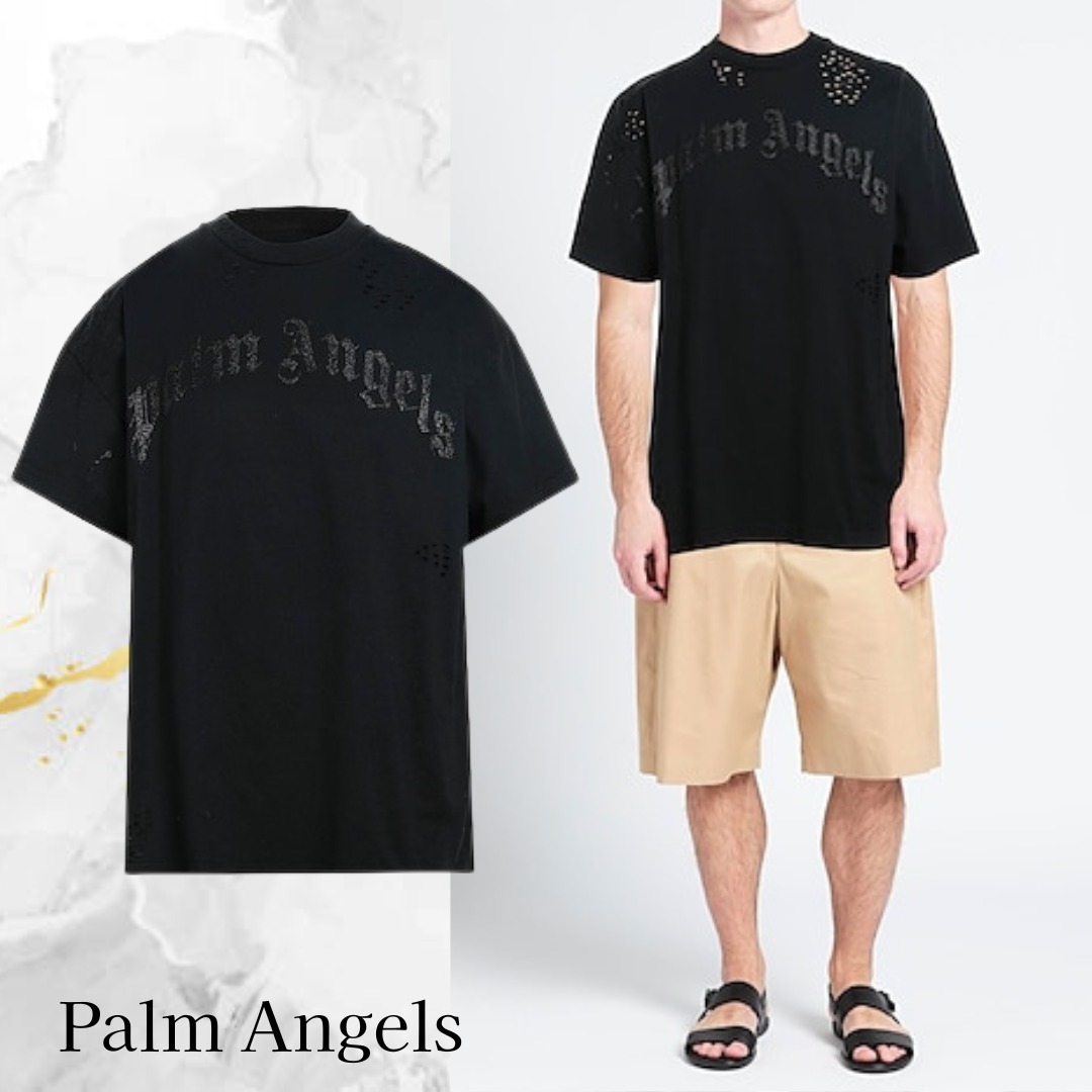☆送料関税込☆Palm Angels☆半袖 ロゴ Ｔシャツ