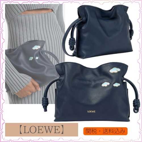 洗練ミニバッグ【LOEWE】フラメンコ◇ミニ◇レザークラッチ