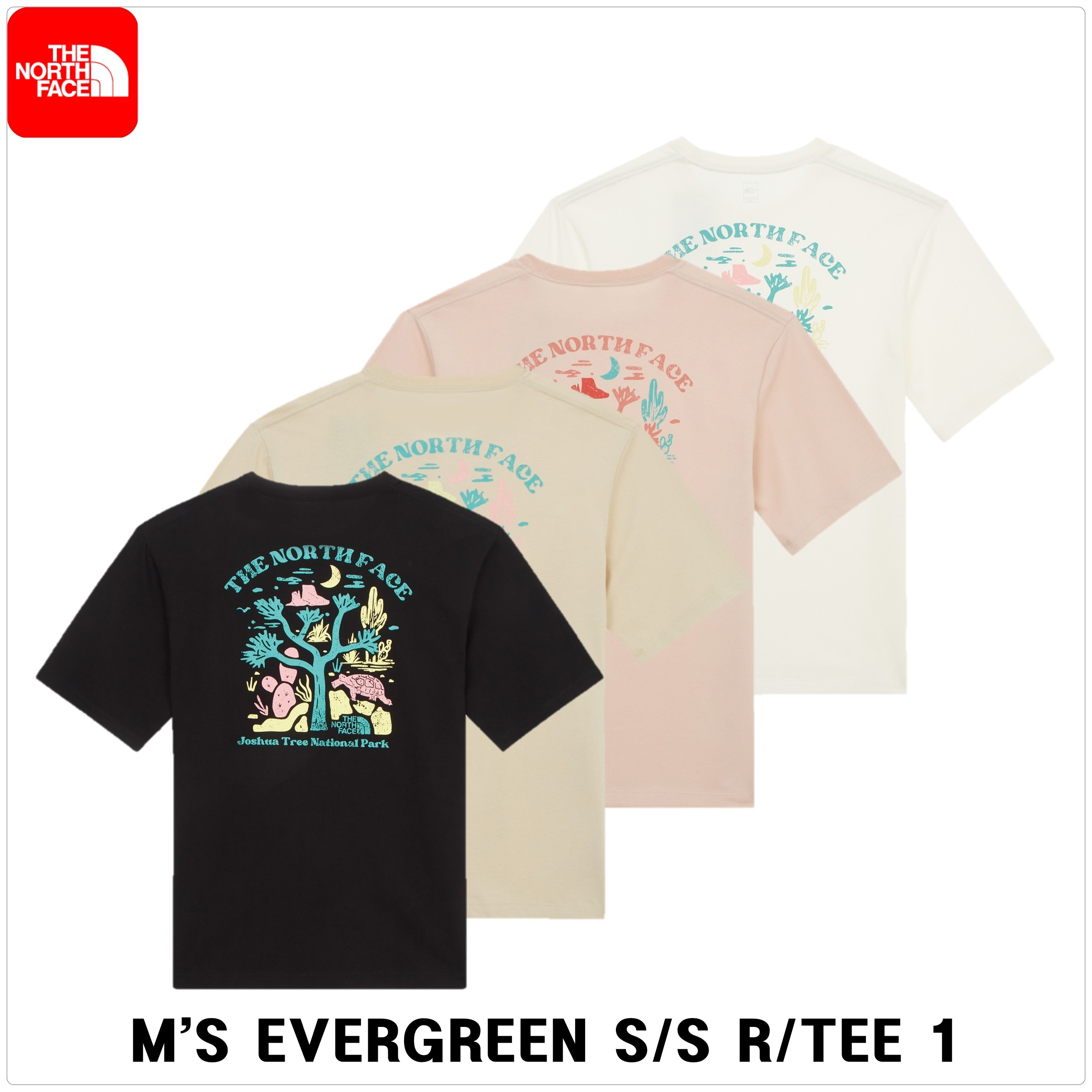 [ノースフェイス]M'S EVERGREEN 半袖 Tシャツ 1★新作・25SS★