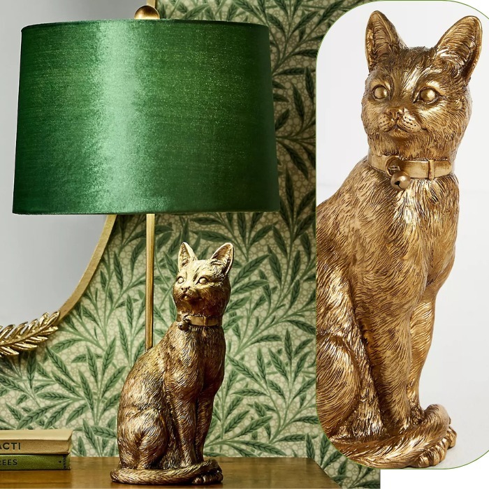 [Anthropologie] キャット エディション テーブルランプ