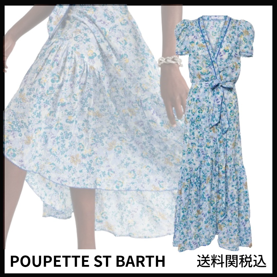 送料関税込★POUPETTE ST BARTH★ババフローラルパフスリーブ