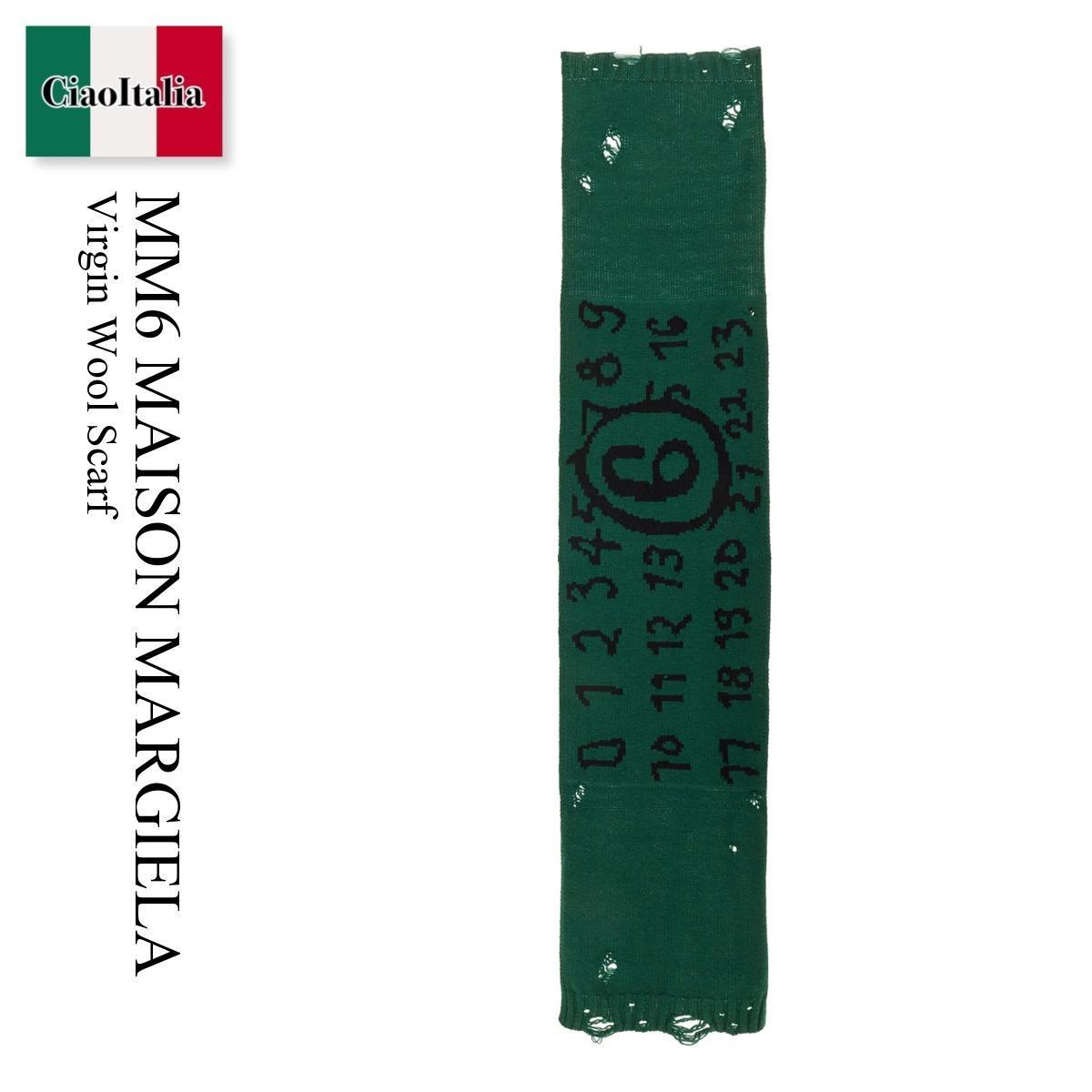 マフラー・ストール Mm6 Maison Margiela Virgin Wool Scarf