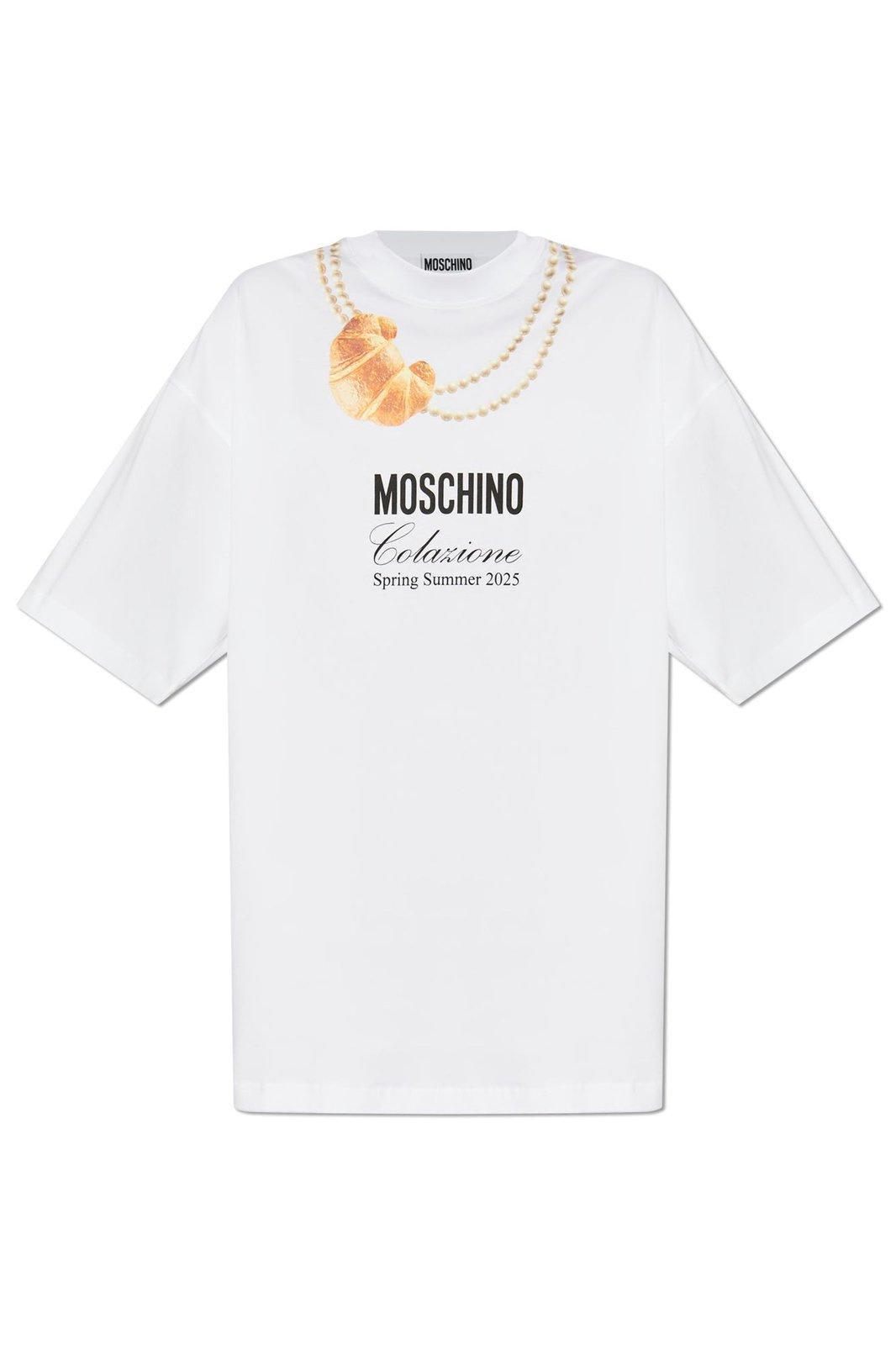 【送料&関税込】Moschino Logo Printed T-shirt Dress