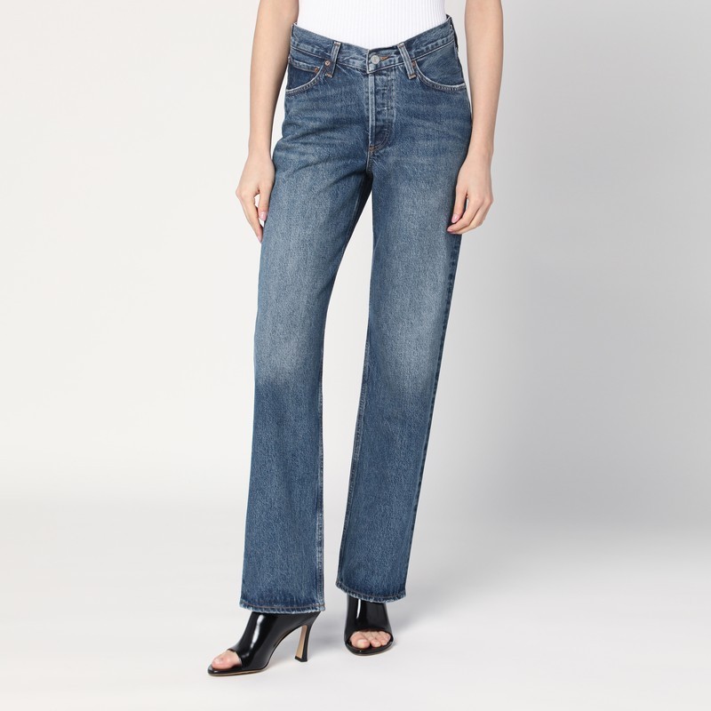 ボトムスその他 AGOLDE Blue jeans with a faded effect in blended regenerated